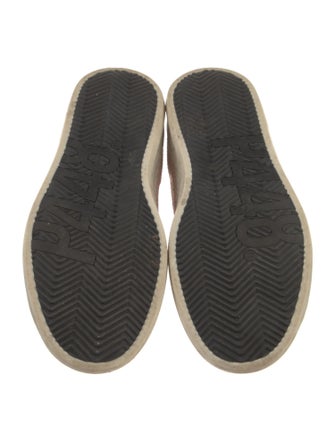 P448 Leather Glitter Accents Sneakers