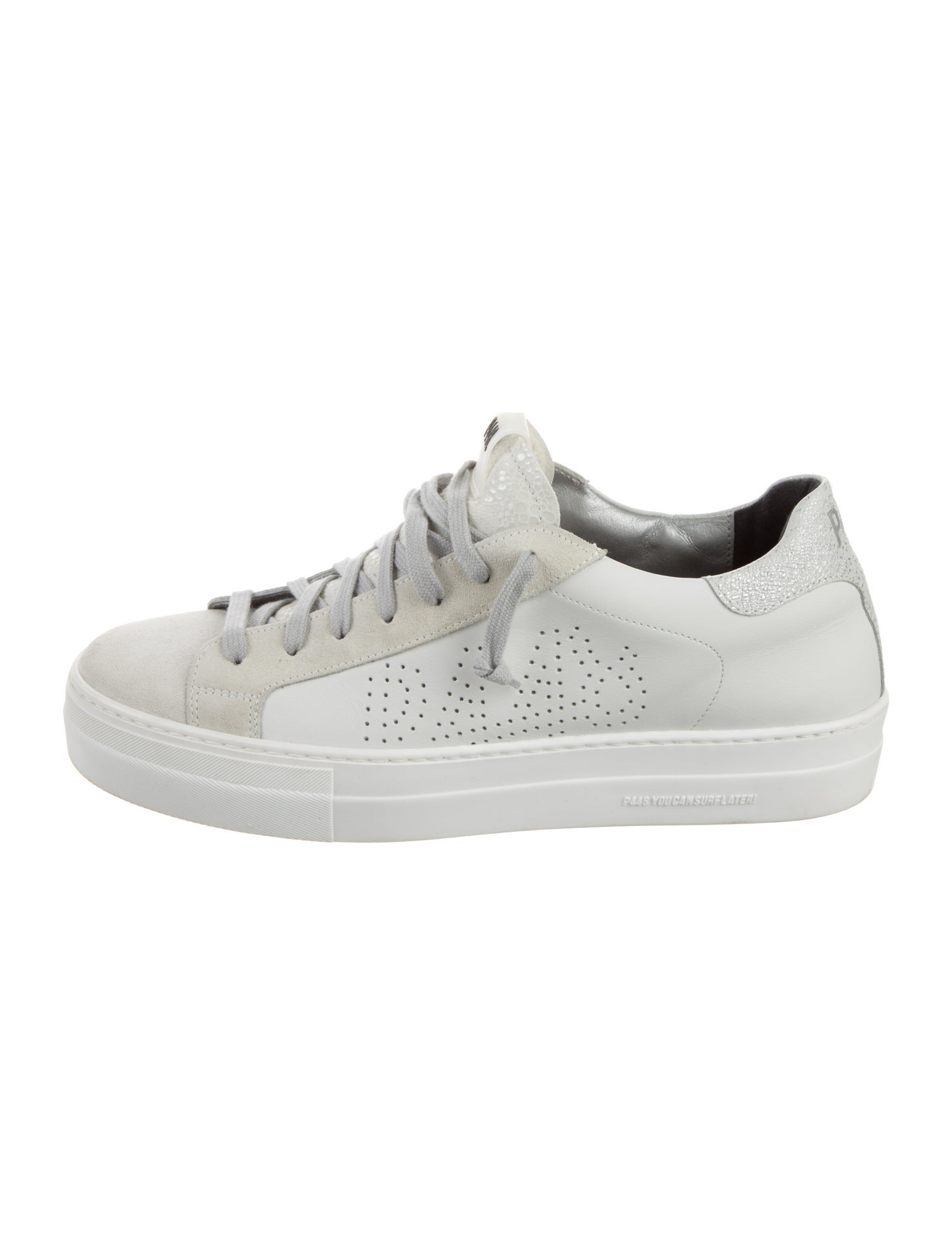 P448 Leather Patterned Sneakers