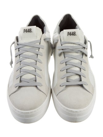 P448 Leather Patterned Sneakers