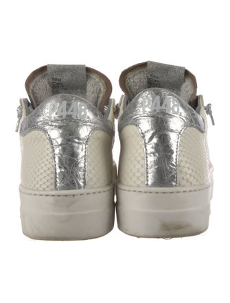 P448 Leather Animal Print Sneakers