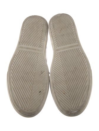 P448 Leather Animal Print Sneakers