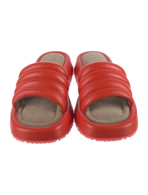 P448 Leather Slides