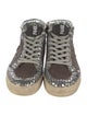 P448 Sequins Printed Wedge Sneakers