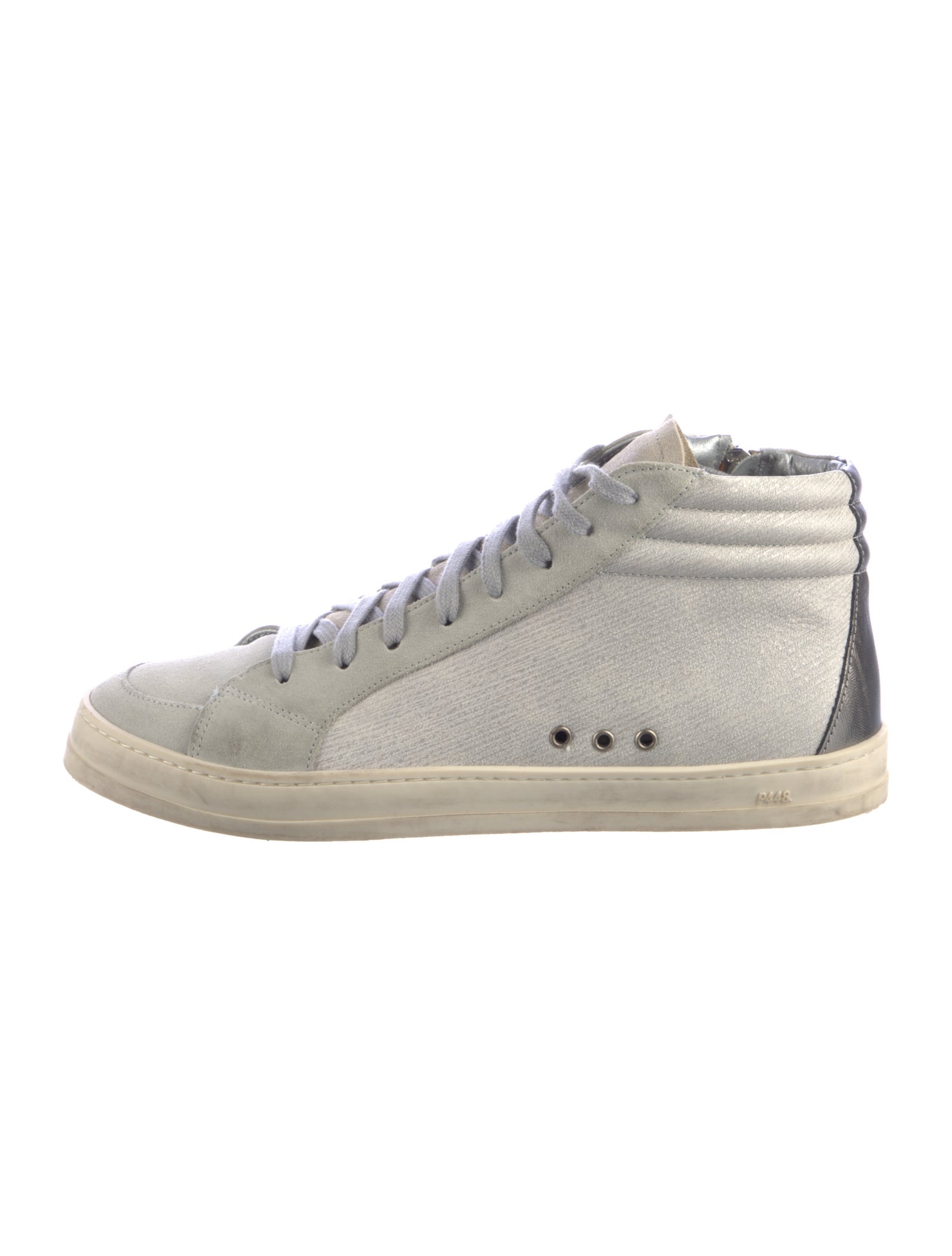 P448 Suede Glitter Accents Sneakers
