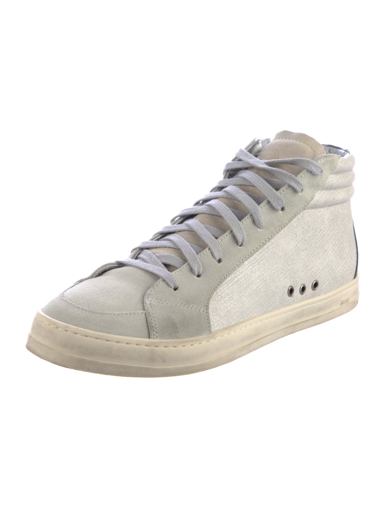 P448 Suede Glitter Accents Sneakers