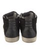 P448 Suede Colorblock Pattern Sneakers