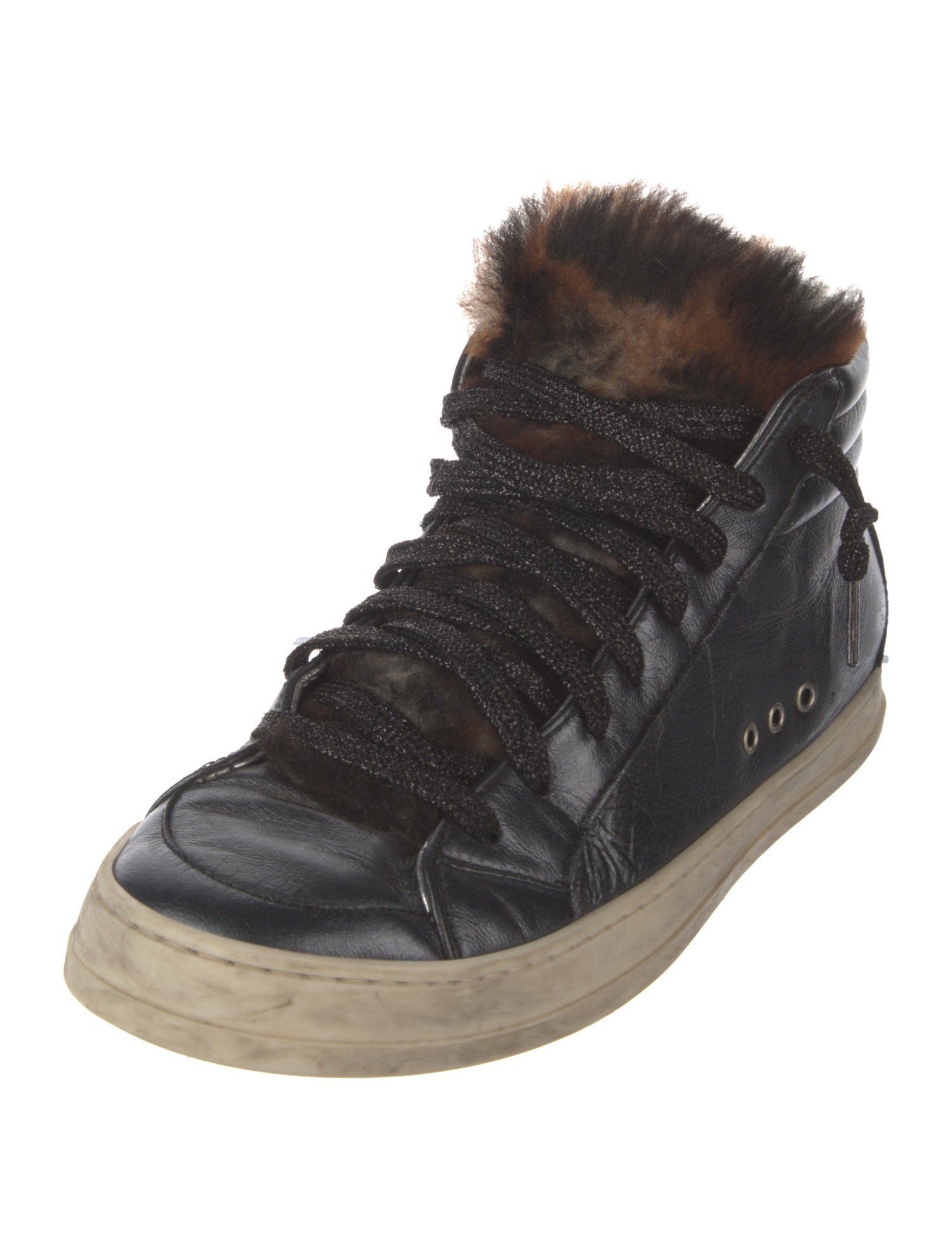 P448 Leather Printed Sneakers