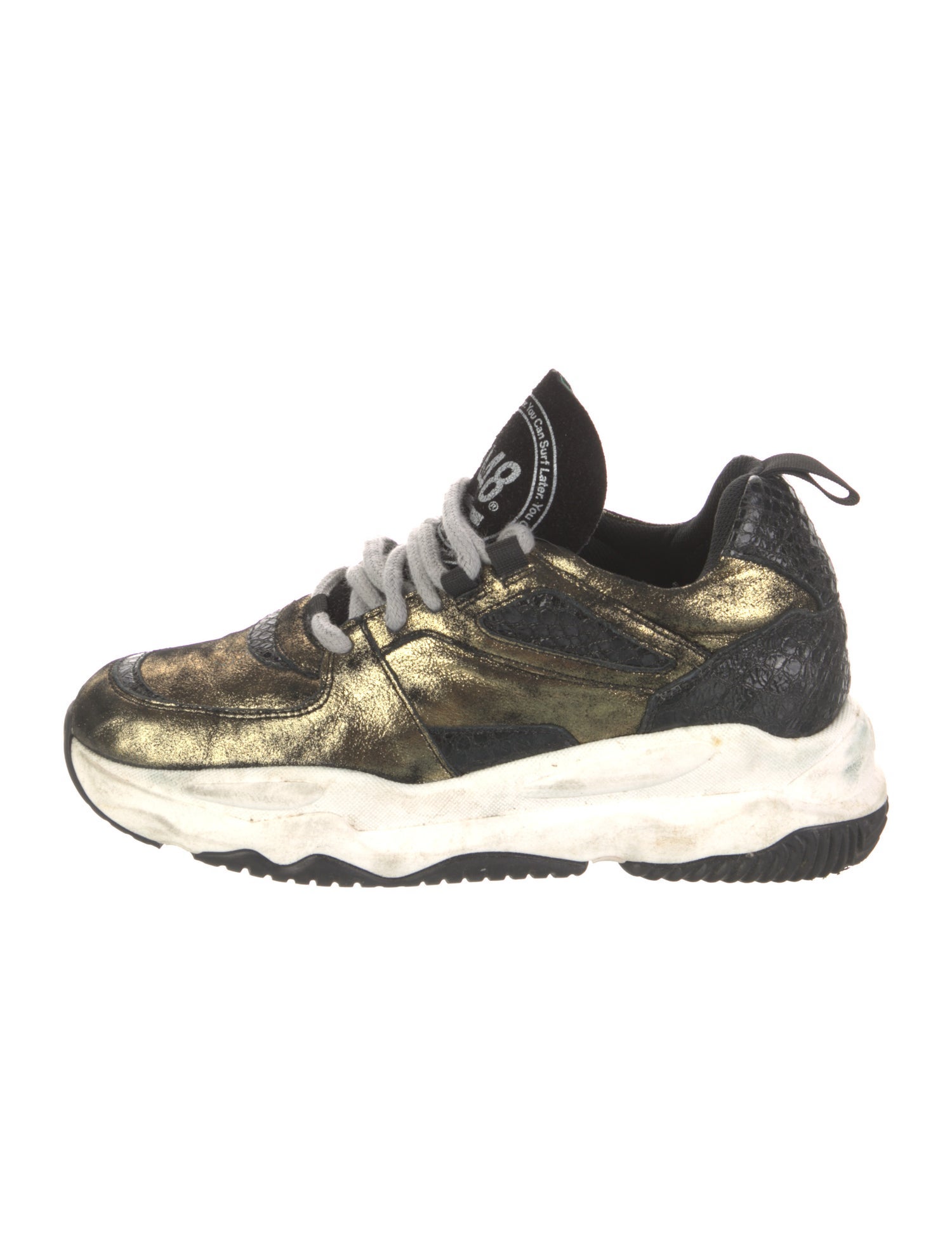 P448 Suede Printed Sneakers