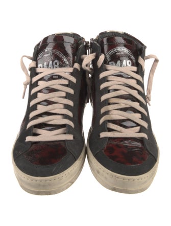 P448 Patent Leather Printed Sneakers