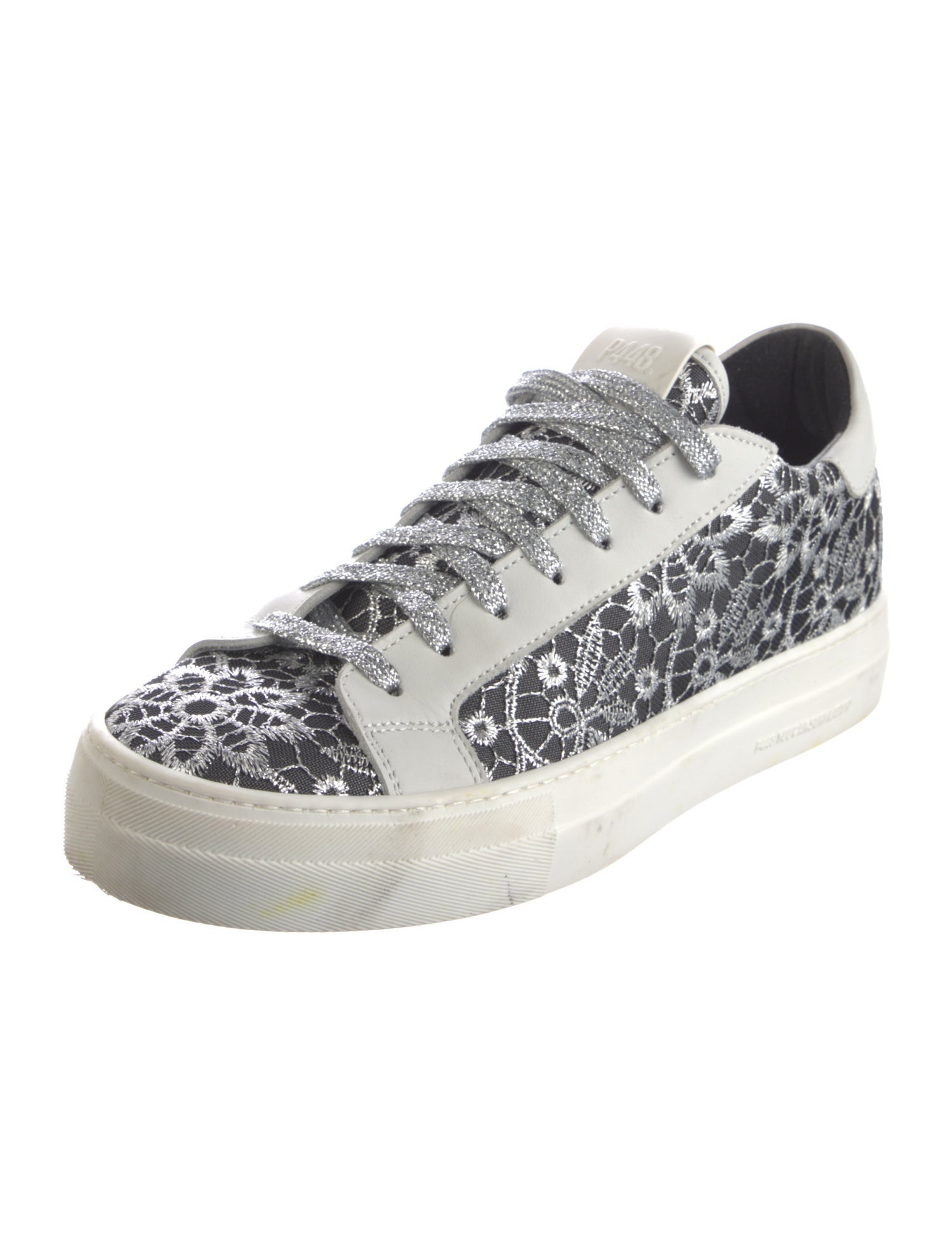 P448 Leather Printed Sneakers