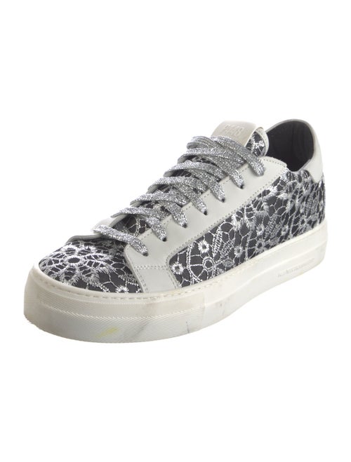 P448 Leather Printed Sneakers