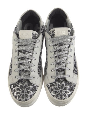 P448 Leather Printed Sneakers