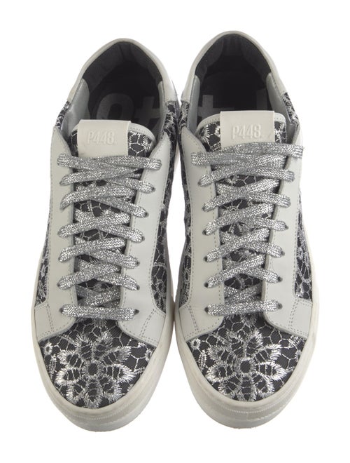 P448 Leather Printed Sneakers