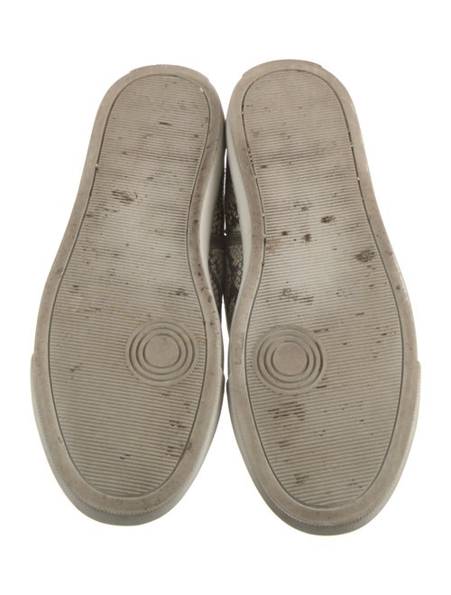 P448 Leather Animal Print Sneakers