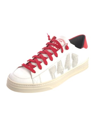 P448 Leather Printed Sneakers
