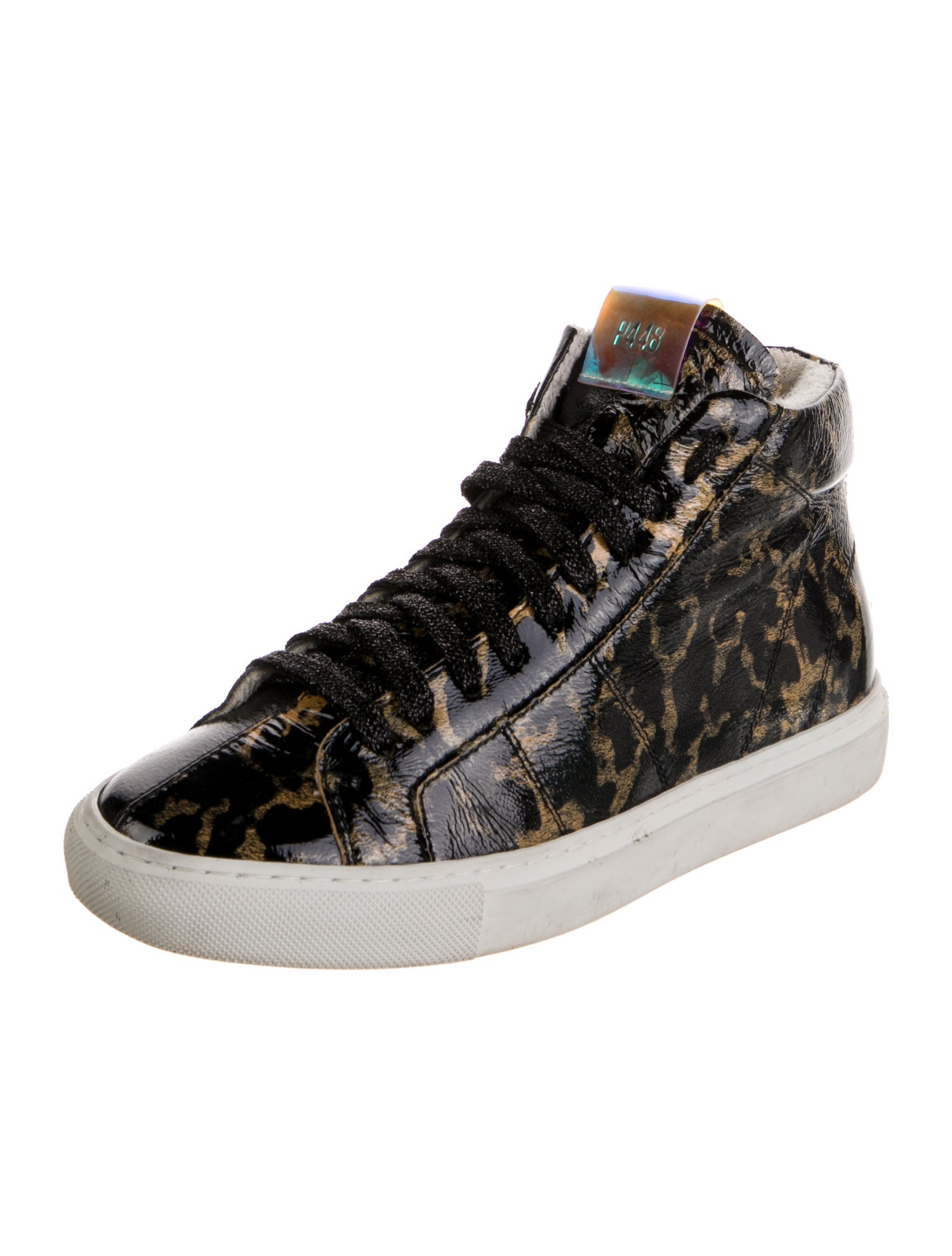 P448 Leather Printed Sneakers