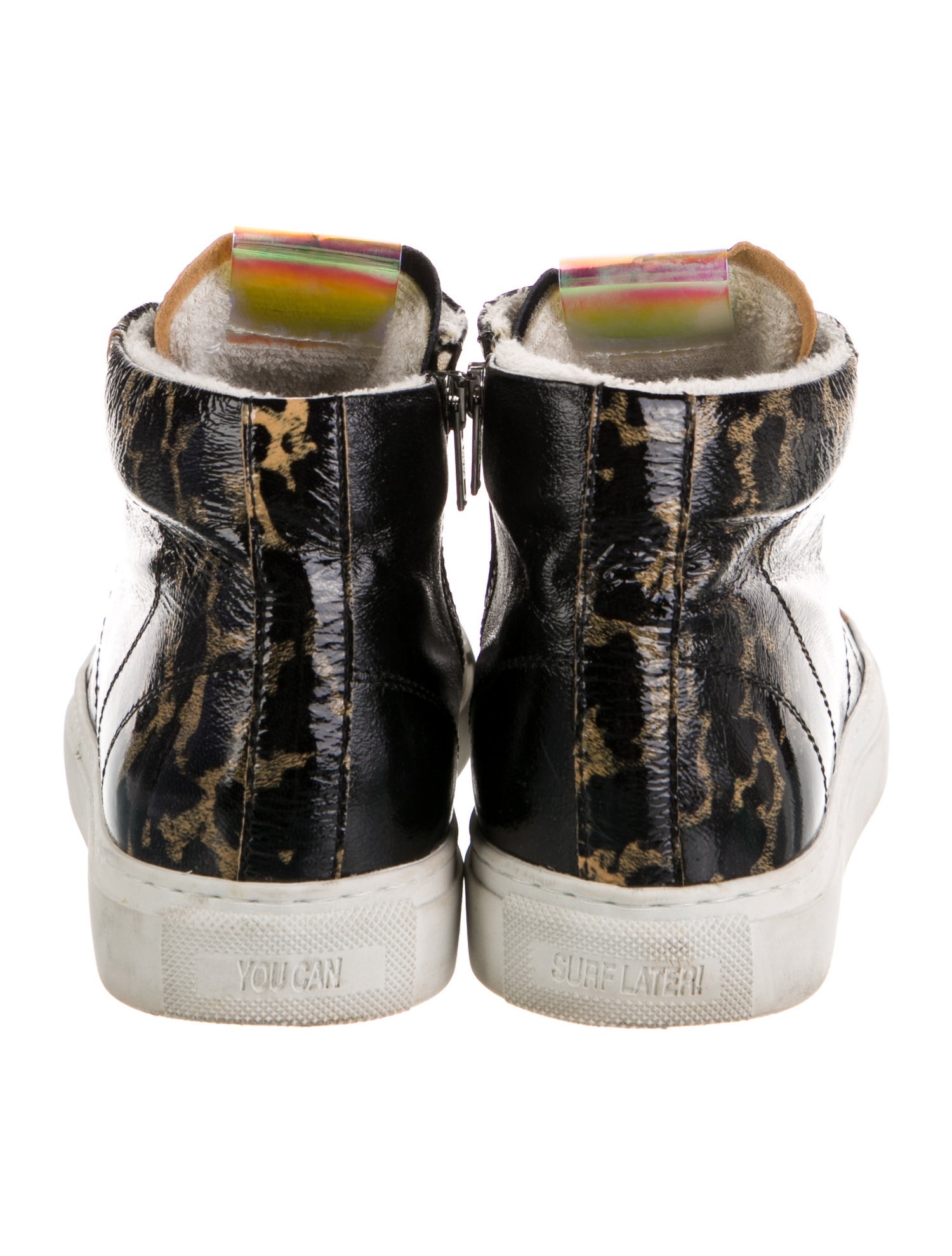 P448 Leather Printed Sneakers