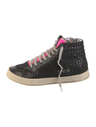 P448 Leather Printed Sneakers