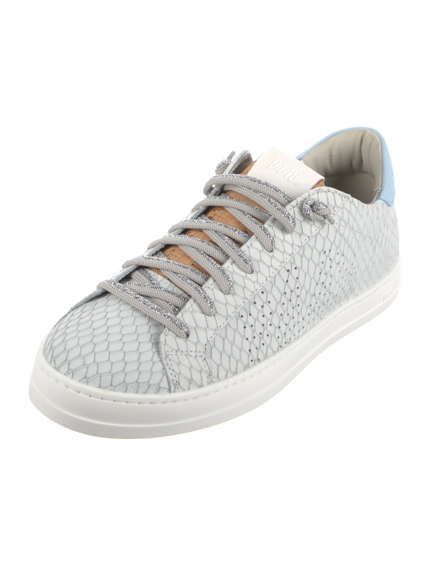 P448 Embossed Leather Sneakers w/ Tags