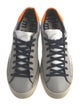 P448 Leather Whipstitch Trim Sneakers