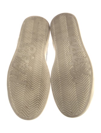 P448 Leather Whipstitch Trim Sneakers