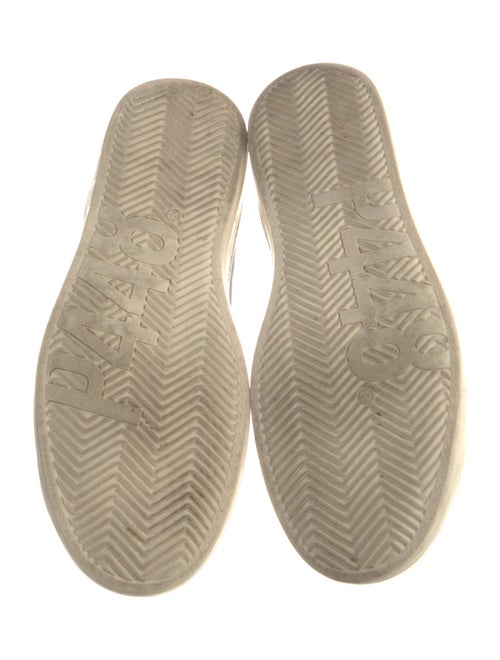 P448 Leather Whipstitch Trim Sneakers