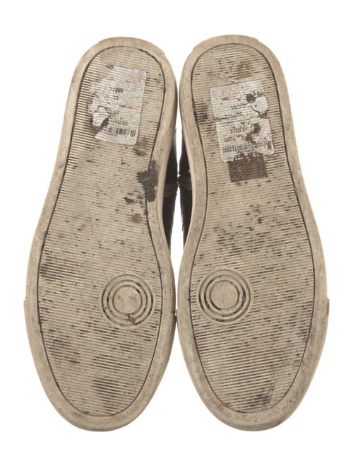 P448 Patent Leather Animal Print Sneakers