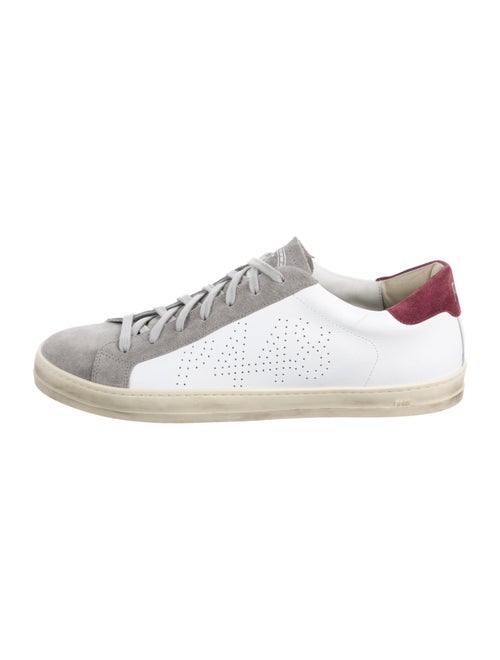 P448 Leather Lasercut Accents Sneakers