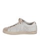 P448 Leather Lasercut Accents Sneakers