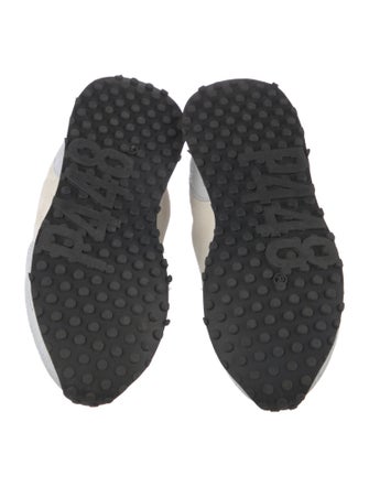 P448 Suede Colorblock Pattern Athletic Sneakers