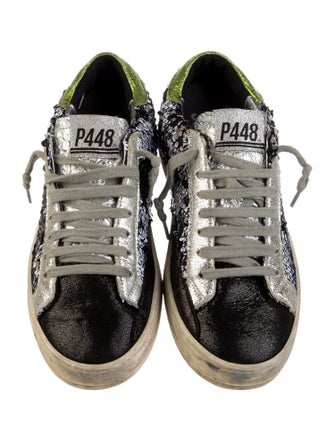 P448 Sequins Printed Sneakers