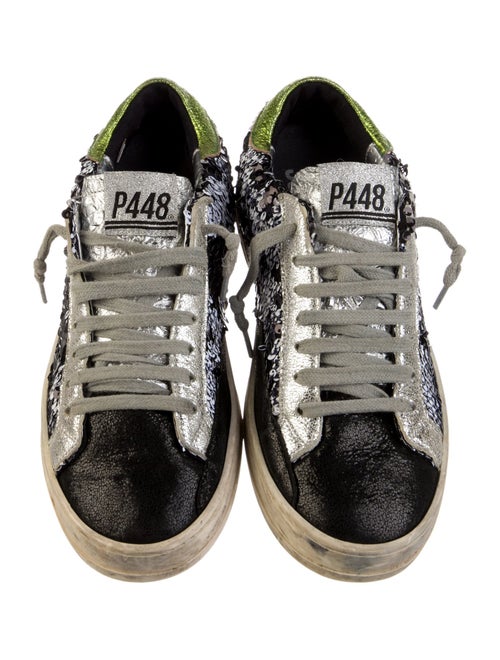 P448 Sequins Printed Sneakers