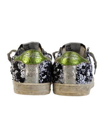 P448 Sequins Printed Sneakers