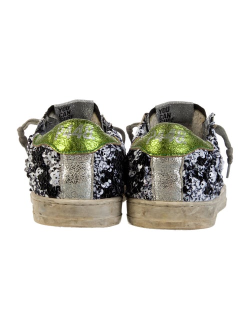 P448 Sequins Printed Sneakers