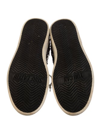 P448 Sequins Printed Sneakers