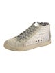 P448 Suede Glitter Accents Sneakers
