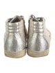 P448 Suede Glitter Accents Sneakers