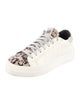 P448 Embossed Leather Animal Print Sneakers