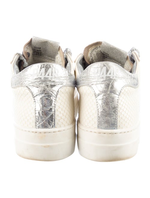 P448 Embossed Leather Animal Print Sneakers