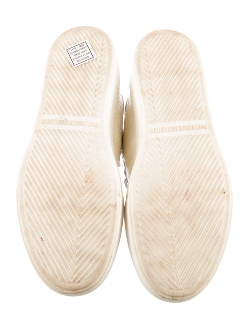 P448 Embossed Leather Animal Print Sneakers