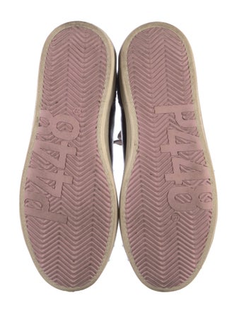 P448 Leather Animal Print Sneakers