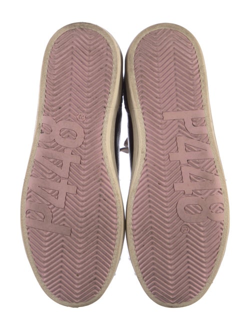 P448 Leather Animal Print Sneakers