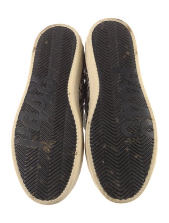 P448 Leather Animal Print Sneakers