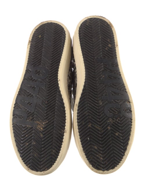 P448 Leather Animal Print Sneakers