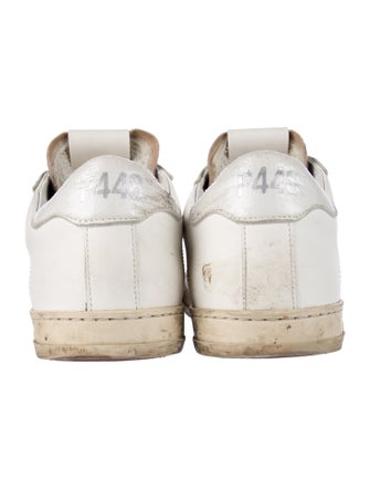 P448 Leather Animal Print Sneakers