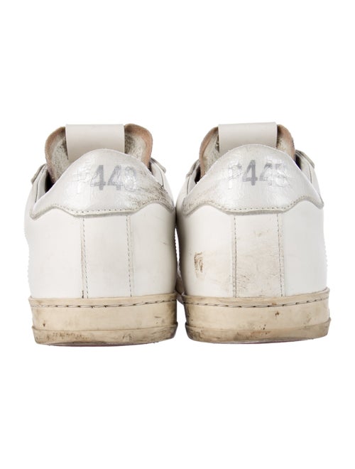 P448 Leather Animal Print Sneakers