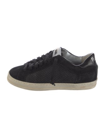 P448 Suede Glitter Accents Sneakers