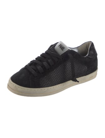 P448 Suede Glitter Accents Sneakers