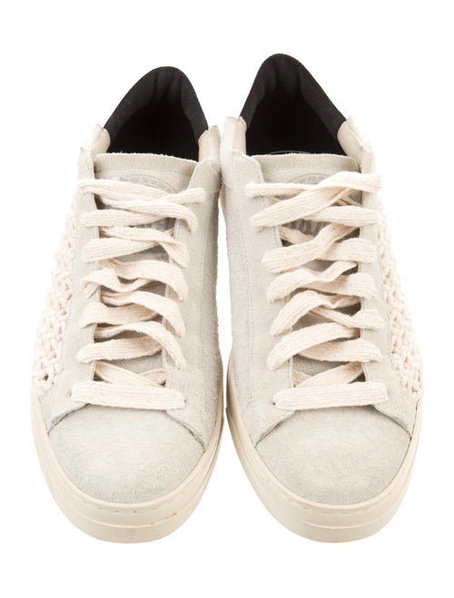 P448 Suede Beaded Accents Sneakers