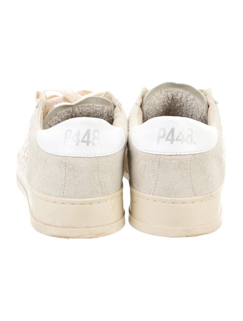 P448 Suede Beaded Accents Sneakers